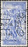 Spain 1971 Compostela Holy Year 6 PTA Blue Edifil 2048